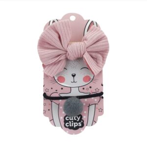 Cuty Clips-Boss Bunny Pink (2pcs)