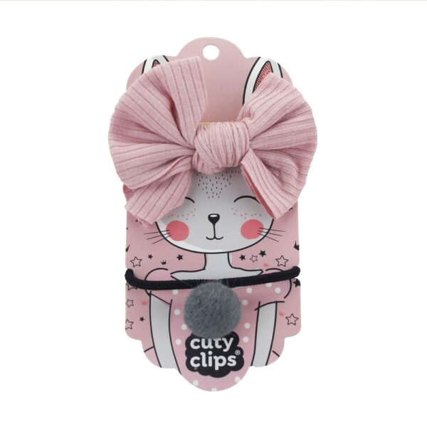 Cuty Clips-Boss Bunny Pink (2pcs)