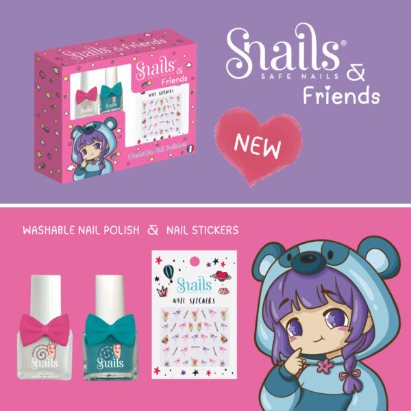 Snails & Friends Set - Flamingo Fiesta - Image 2